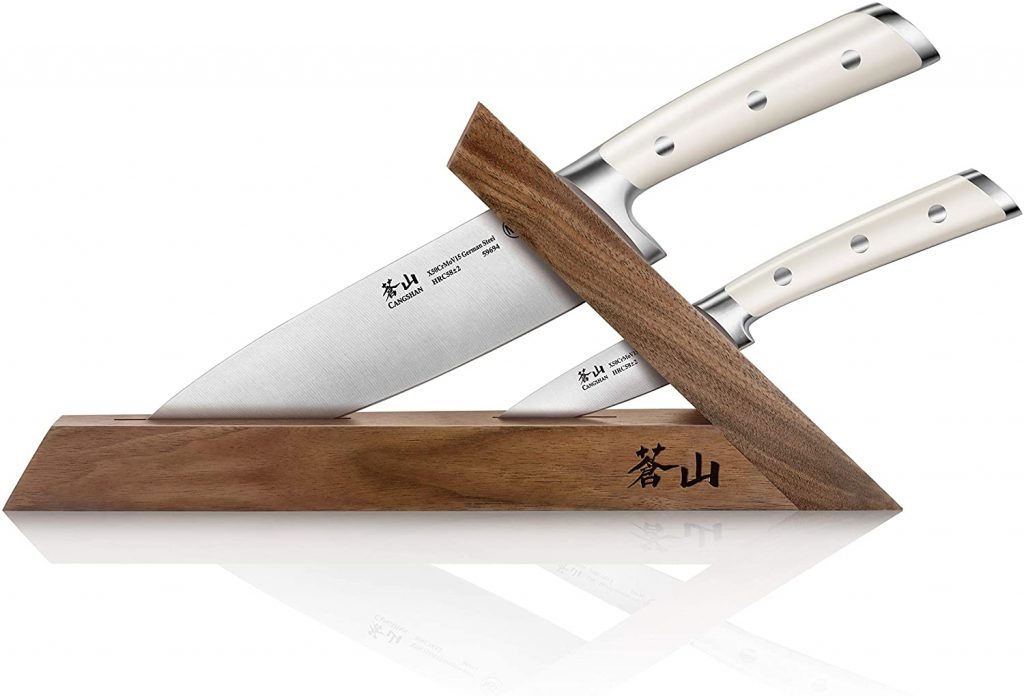 Cangshan S1 Series Steel Forged 3-Piece Knife Block Set