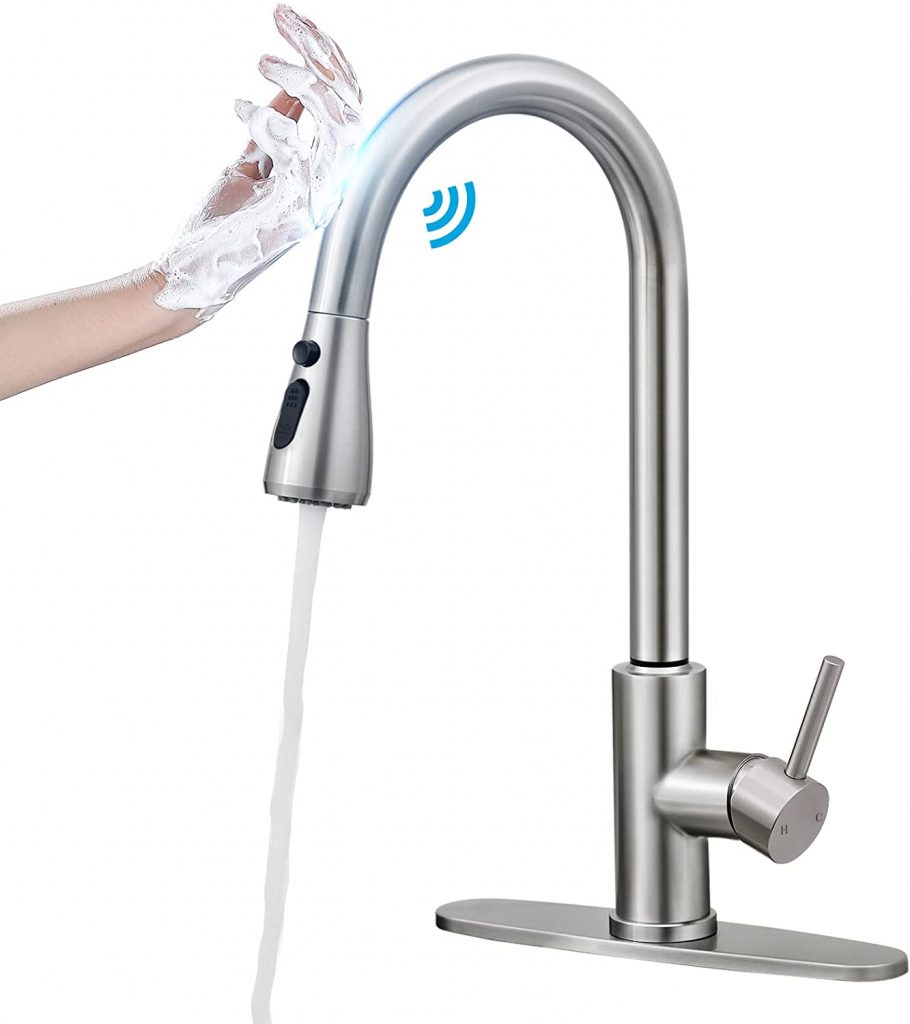 best touch activated kitchen faucet
