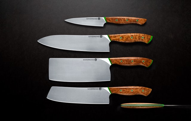 different knives to improve knife skills