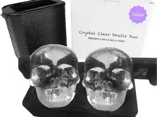 Goodvibe Crystal Clear Ice Skull Maker Mold