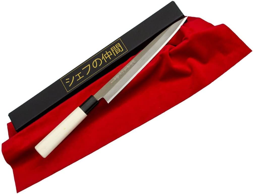 Chef's Companion 8.25-inch Carbon Steel Blade Sushi Knife