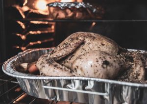 roasting chicken using oven thermometers